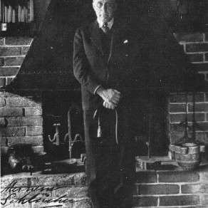 1--Adolf-Loos,-in-front-of-his-Chimney,-Photo-of-Claire-Beck,-Vienna,-1929.